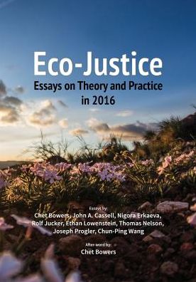 Cover for Chet Bowers · Eco-Justice (Taschenbuch) (2016)