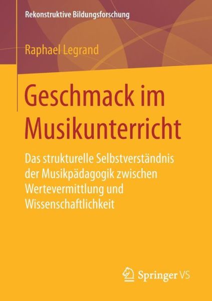 Cover for Legrand · Geschmack im Musikunterricht (Book) (2017)