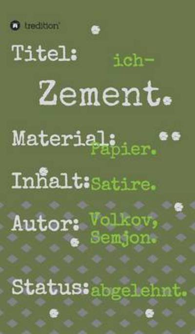Cover for Volkov · Ich-zement. (Bog) (2016)