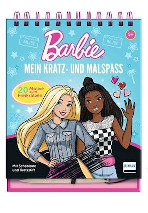 Cover for Ullmann Medien · Mein Kratz- und Malspaß – Barbie (Book) (2024)