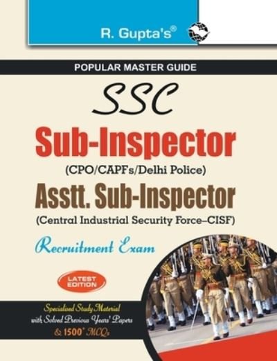 Cover for R. Gupta · Delhi Police Sub-Inspector Recruitment Examination Guide (Paperback Book) (2020)