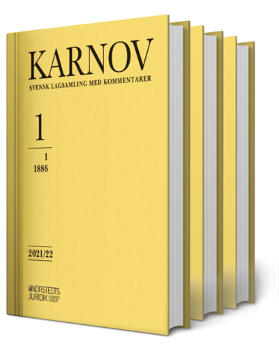 Karnov bokverk 2021/22 -  - Książki - Norstedts Juridik - 9789139024026 - 28 grudnia 2021