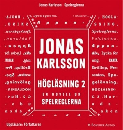 Cover for Jonas Karlsson · Högläsning 2: En novell ur Spelreglerna (Audiobook (MP3)) (2011)