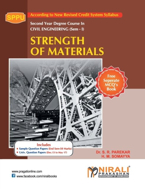 Cover for S R Dr Parekar · Strength Of Materials (Taschenbuch) (2017)