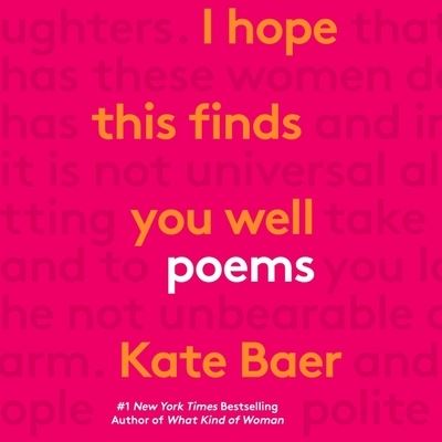 Cover for Kate Baer · I Hope This Finds You Well (CD) (2021)