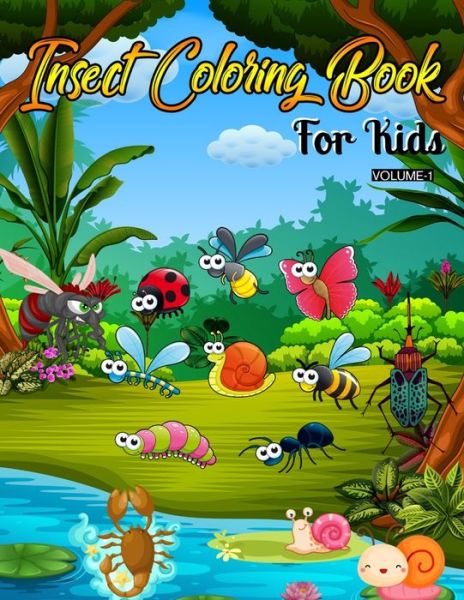 Cover for Rainbow Publishing · Insect Coloring Book For Kids (Volume-1) (Paperback Book) (2020)