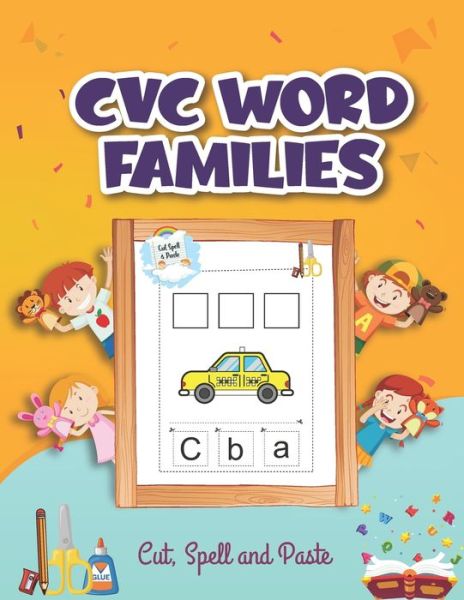 Cover for Matysal Design Publishing · CVC Word Families: teach word families (Paperback Book) (2021)