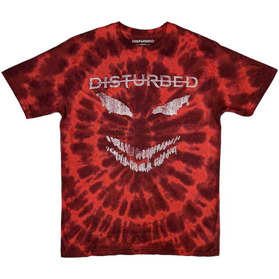 Cover for Disturbed · Disturbed Unisex T-Shirt: Scary Face (Red) (Wash Collection) (T-shirt)