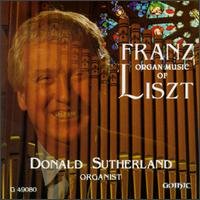 Cover for Liszt / Sutherland · Organ Music (CD) (1996)