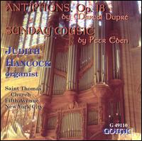 Judith Hancock Plays - Dupre / Eben / Hancock - Music - GOT - 0000334911027 - October 19, 1999