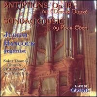 Cover for Dupre / Eben / Hancock · Judith Hancock Plays (CD) (1999)