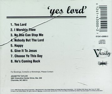 Cover for John P. Kee · Yes Lord (CD) (1994)