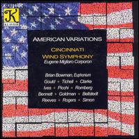 Cover for Cincinnati Wind Symphony / Corporon · American Variations (CD) (1995)