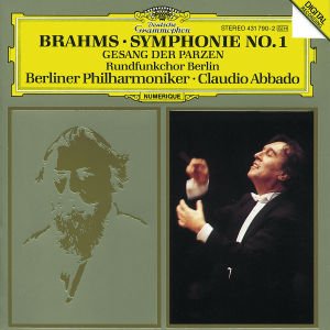 Cover for Abbado Claudio / Berlin P. O. · Brahms: Symp. N. 1 / Song the (CD) (2001)