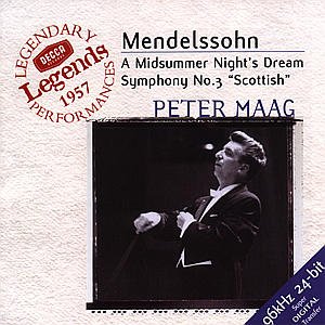 Cover for London Symphony Orchestra / Female Chorus of the Royal Opera House · Mendelssohn: Symphony No.3 / A Midsummer Nights Dream (CD) (2011)