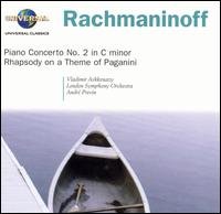 Piano Cto 2 / Rhapsody on a Theme of Paganini - Rachmaninoff / Ashkenazy / Lso / Previn - Musik - UNIVERSAL CLASSIC & JAZZ - 0028947506027 - 10. juni 2003