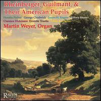 Cover for Martin Weyer · Plays Organ Music of Rheinberger &amp; Guilmant (CD) (1997)