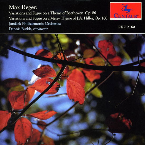 Var & Fugue on a Theme of Beethoven Op 86 - Reger / Janacek / Burkh / Phil Orch - Música - Centaur - 0044747216027 - 1 de setembro de 1993