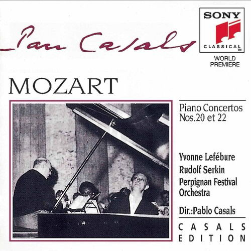 Cover for Mozart / Lefebure / Serkin / Casals · Piano Concerti 20 &amp; 22 (CD) (2012)