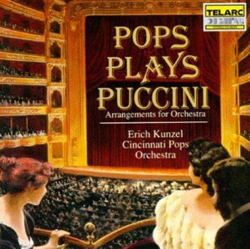 Pops Play Puccini - Cincinnati Pops Orch / Kunzel - Musiikki - Telarc - 0089408026027 - lauantai 30. kesäkuuta 1990