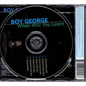 When Will You Learn (X7) - Boy George - Música - Centaur - 0650773001027 - 5 de outubro de 1999