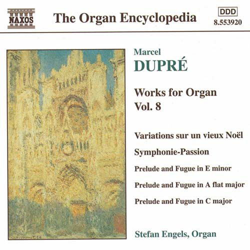 Works For Organ Vol.8 - M. Dupre - Musiikki - NAXOS - 0730099492027 - keskiviikko 21. heinäkuuta 1999