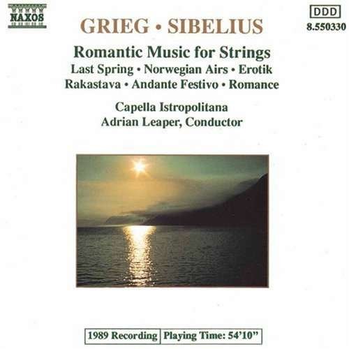 Cover for Grieg / Leaper / Capella Istropolitana · Norwegian Airs (CD) (1993)