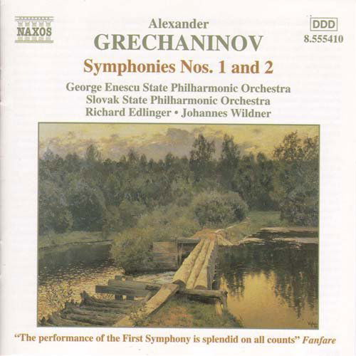 Symphonies 1&2 - A.T. Grechaninov - Muzyka - NAXOS - 0747313541027 - 13 grudnia 2001