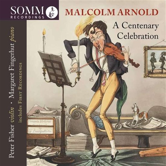 Cover for Fisher / Fingerhut · Malcolm Arnold: A Centenary Celebration (CD) (2021)
