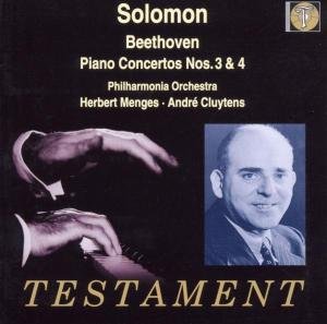 Cover for Solomon · Piano Concerto 3 + 4 Testament Klassisk (CD) (2000)