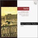 Integrale Des Oeuvres Piano - Satie / Duo Campion Vachon - Musik - ANALEKTA - 0774204304027 - 12. Dezember 1995