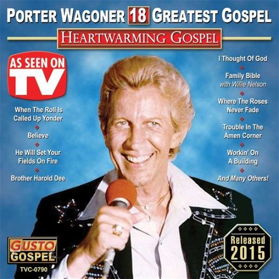 Cover for Porter Wagoner · Heartwarming Gospel: 18 Greatest Gospel (CD) (2015)