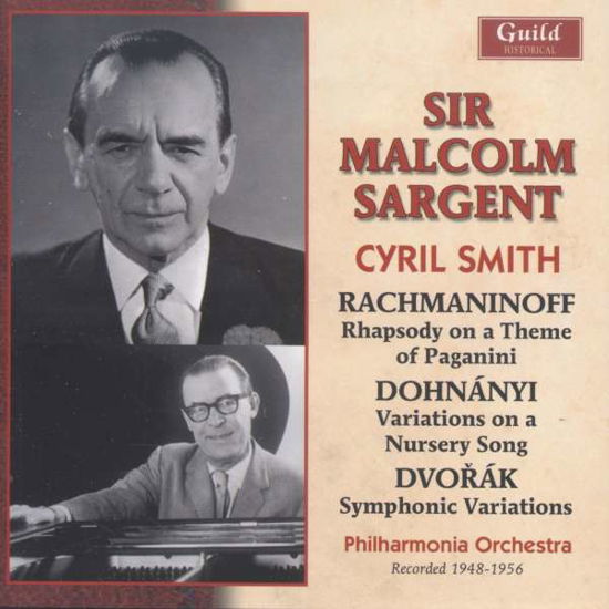 Paganini Rhapsody / Variations - Rachmaninov / Dohnanyi - Música - GUILD - 0795754242027 - 5 de maio de 2015