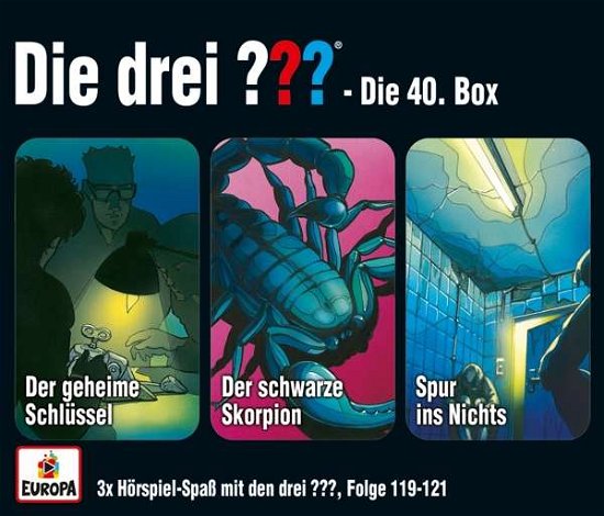 40/3er Box (Folgen 119,120,121) - Die Drei ??? - Musikk - EUROPA FM - 0889854672027 - 13. juli 2018