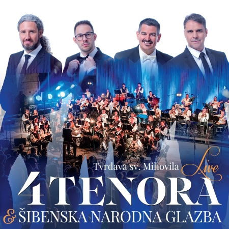 Cover for 4 Tenora &amp; Šibenska Narodna Glasba · Live - Tvrđava Sv. Mihovila (CD) (2023)