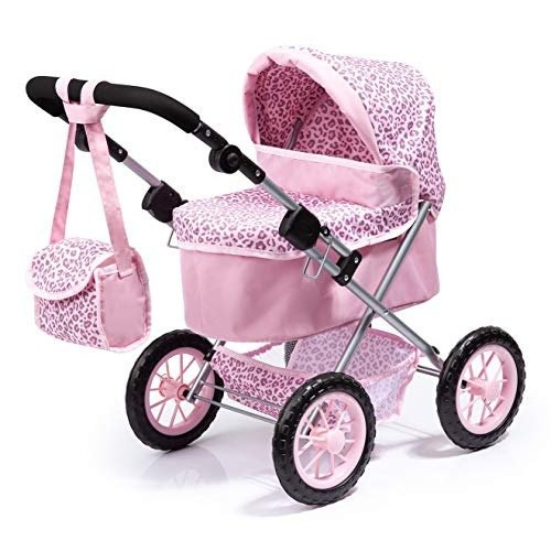 Cover for Bayer · Dolls Pram Trendy - Pink Leopard Print (13002aa) (Spielzeug)