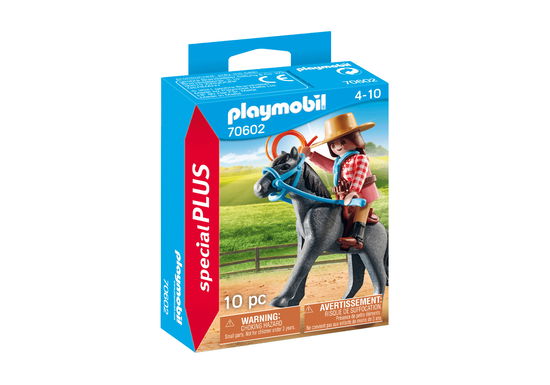 Cover for Playmobil · Western ruiter Playmobil (70602) (Toys)