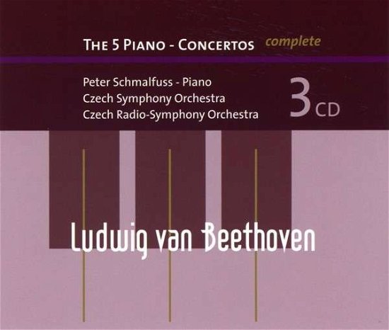 Cover for Beethoven / Schmalfuss,peter · 5 Piano Ctos (CD) (1998)