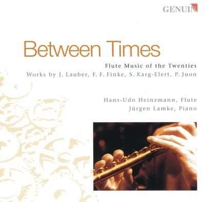 Cover for Lauber / Finke / Karg-elert / Hans-udo Heinzmann · Between Times: Flute Music of the Twenties (CD) (2004)