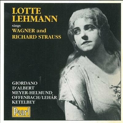Cover for Jacques Offenbach  · Lotte Lehmann Sings... (CD)