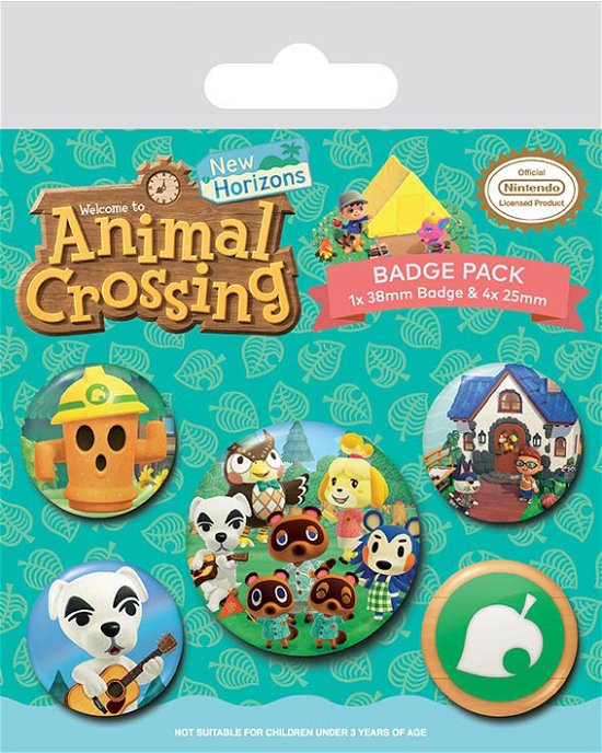 Animal Crossing - Islander (Badge Pack / Spille) - Nintendo: Pyramid - Merchandise -  - 5050293807027 - 