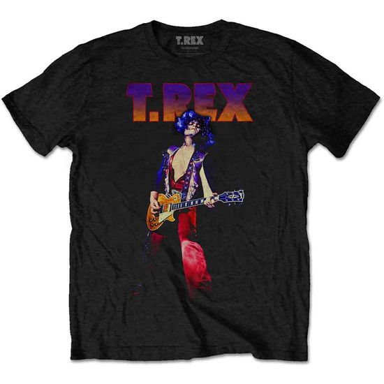 Cover for T-Rex · T-Rex Unisex T-Shirt: Rockin' (Black) (T-shirt) [size XXL] [Black - Unisex edition] (2017)