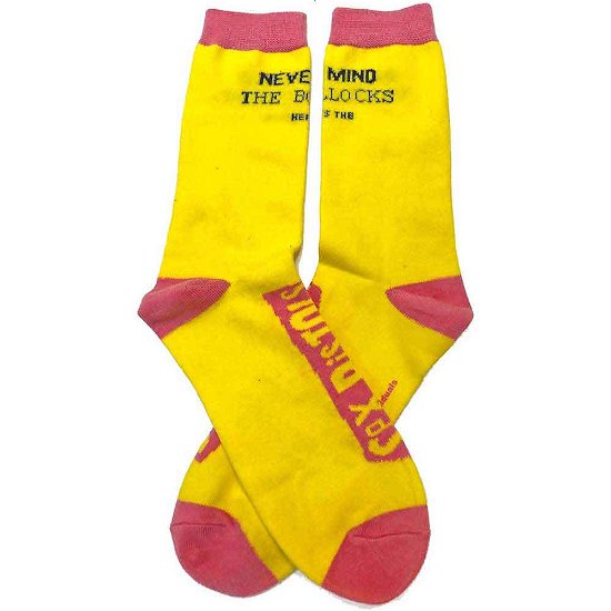 Cover for Sex Pistols - The · The Sex Pistols Unisex Ankle Socks: Never Mind the Bollocks (UK Size 7 - 11) (Kläder) [size M] [Yellow - Unisex edition]