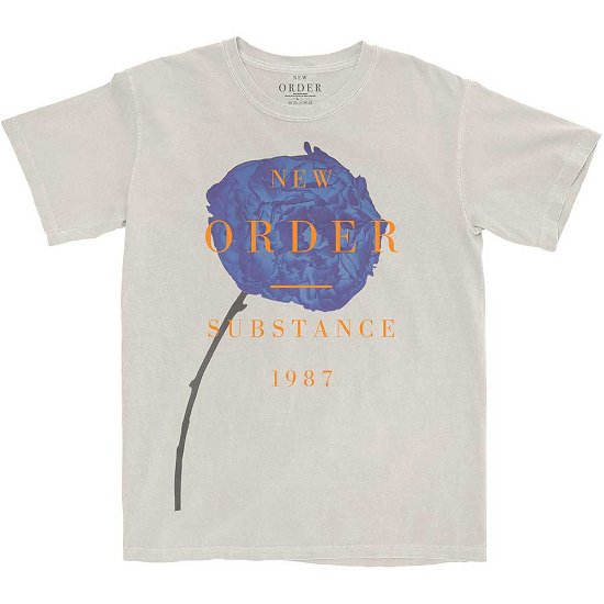 Cover for New Order · New Order Unisex T-Shirt: Spring Substance (Wash Collection) (T-shirt) [size S]