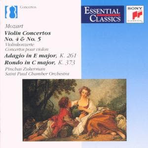 Cover for Wolfgang Amadeus Mozart · Violin Concertos 4 and 5 (Zukerma) (CD)