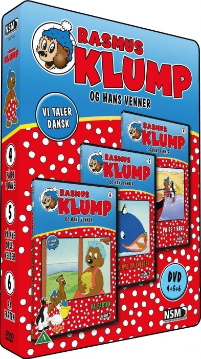 Rasmus Klump 4-6 DVD BOX - - - Bøger - Gyldendal - 5708758687027 - 22. januar 2013