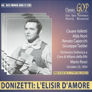L'elisir D'amore - G. Donizetti - Musik - GREAT OPERA PERFOMANCES - 8012719663027 - 1. Oktober 2004