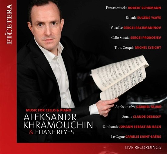 Cover for Khramouchin, Aleksandr / Eliane Reyes · Music for Cello &amp; Piano (CD) (2023)