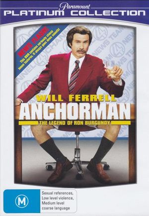 Cover for Ferrell, Will, Applegate, Christina · Anchorman: the Legend of Ron Burgundy (Paramount Platinum Collection) (DVD) (2006)