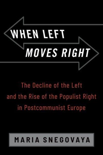 Cover for Snegovaya, Maria (Postdoctoral Fellow, Postdoctoral Fellow, Edmund A. Walsh School of Foreign Service) · When Left Moves Right: The Decline of the Left and the Rise of the Populist Right in Postcommunist Europe (Hardcover Book) (2024)